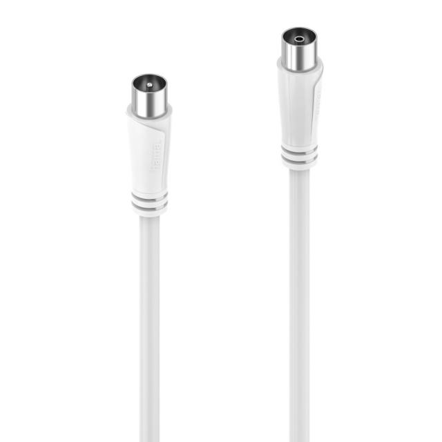 Hama Antenna Cable, Coax Plug - Coax Socket, 3 m, 90 dB 