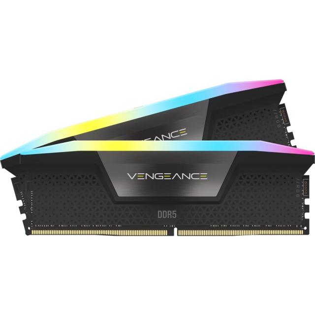 Memory Corsair Vengeance RGB DDR5 32GB (2x16GB) DDR5 6400 MHz CL36, AMD EXPO & Intel XMP 