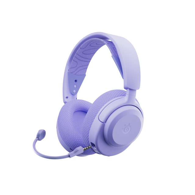 Casti gaming wireless SteelSeries Arctis Nova 3 pentru PC, Lavander 
