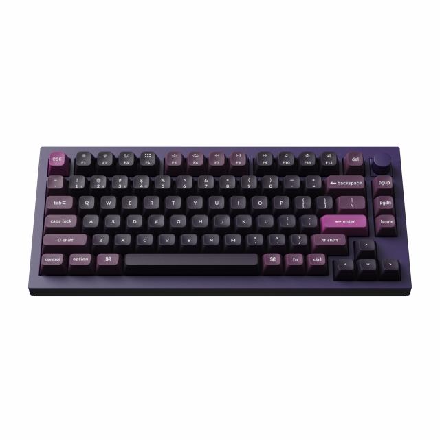 Wireless Mechanical Keyboard Keychron Q1 MAX Gateron Jupiter Brown Switch - Purple 