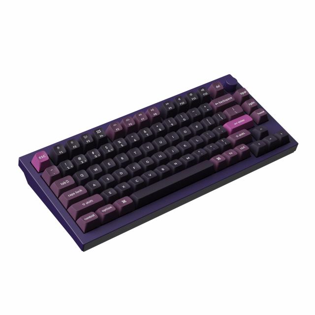 Wireless Mechanical Keyboard Keychron Q1 MAX Gateron Jupiter Brown Switch - Purple 