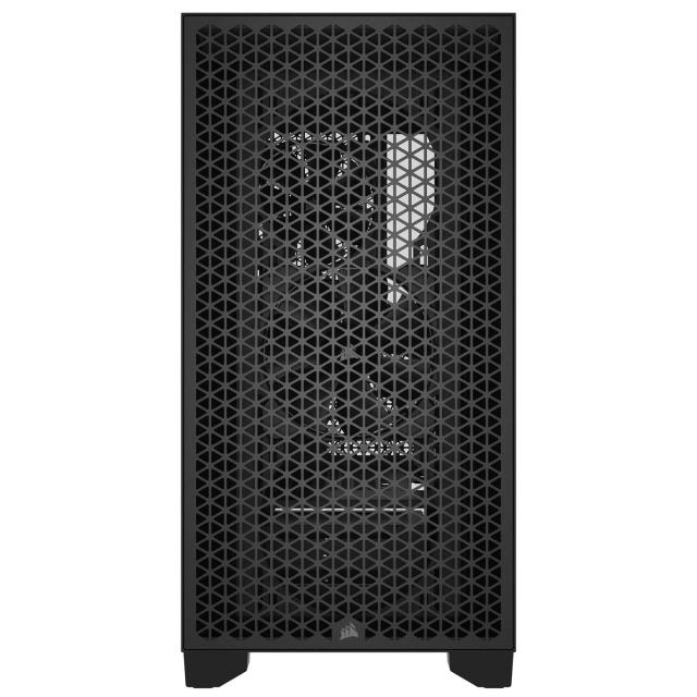 Кутия Corsair 3000D Airflow Mid Tower, Tempered Glass, Черна 