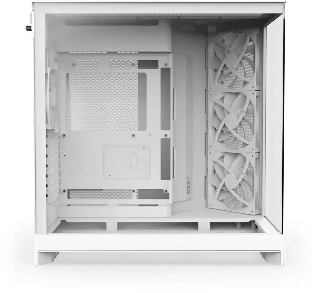Case NZXT H9 Flow Dual-Chamber - White 