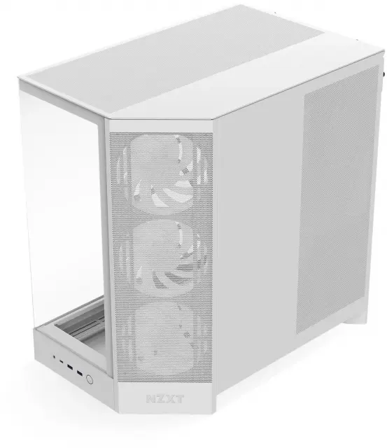 Case NZXT H9 Flow RGB Dual-Chamber - White 