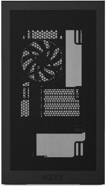 Case NZXT H3 Flow 2025 Micro-ATX Tower - Black 