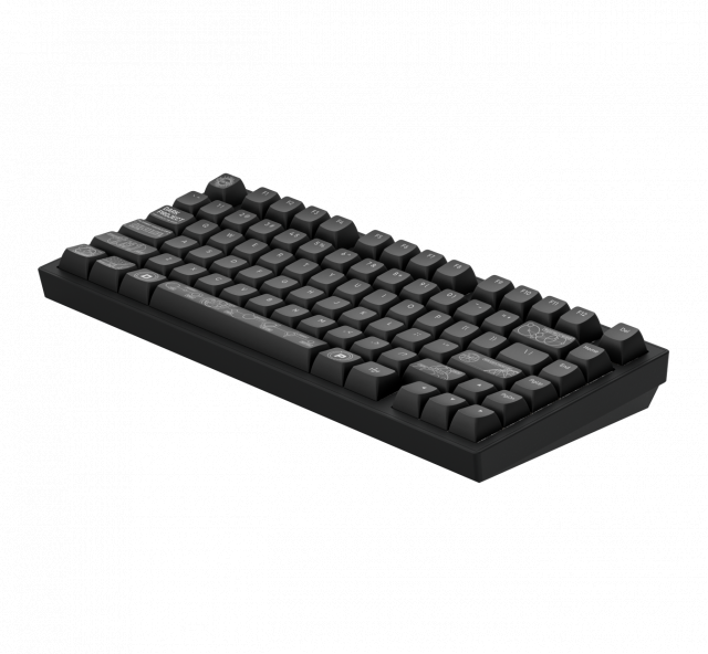 Геймърскa безжична клавиатура Dark Project ALU81A Terra Nova Black RGB 