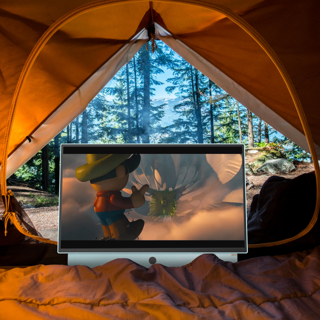 METZ Portable TV 24MPE7000Y 24" LED FHD(1920x1080) GoogleTV, HDR10, Blue 