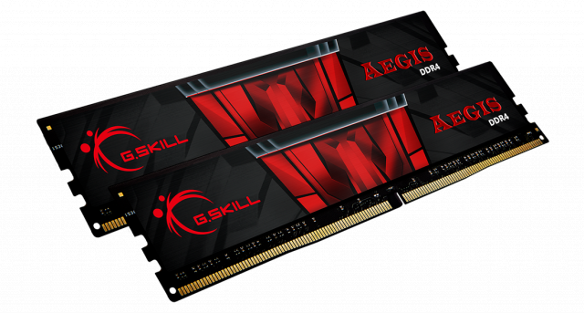 Memory G.SKILL Aegis 16GB 2x8GB DDR4 3000MHz F4 3000C16D 16GISB