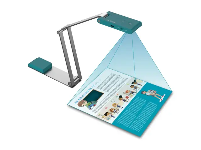 Документна камера с преносим скенер-визуализатор IRIScan VISUALIZER 7 Dislexic , 4K, USB-C 