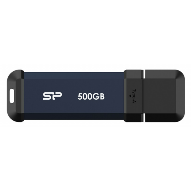 USB Memory Silicon Power MS60 Blue 500GB, USB-A 3.2 Gen2 