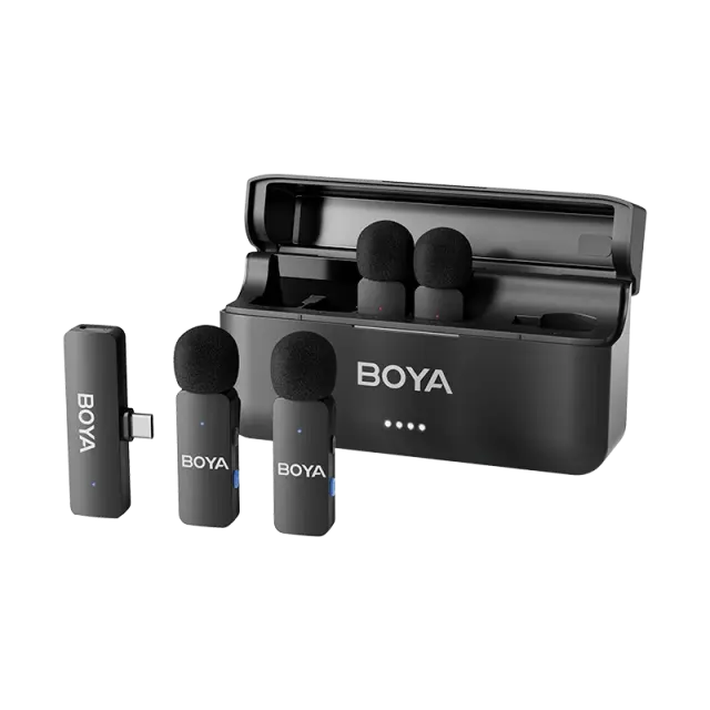 Безжична микрофонна система BOYA BY-V4U - USB-C 