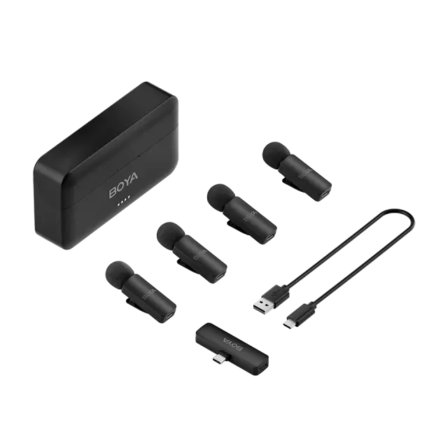 Безжична микрофонна система BOYA BY-V4U - USB-C 