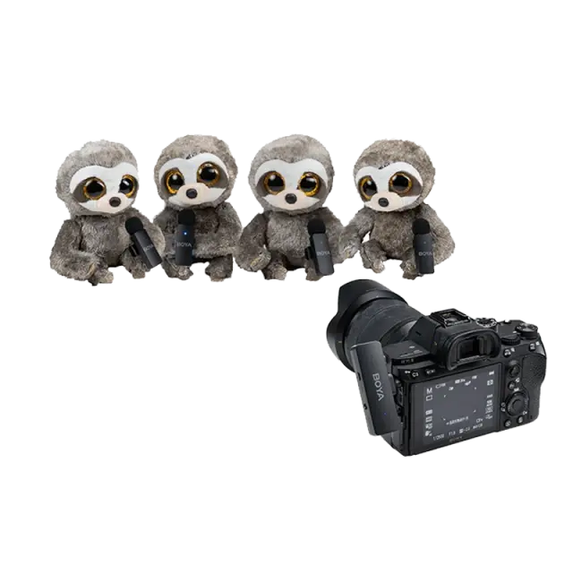 Безжична микрофонна система BOYA BY-V4 