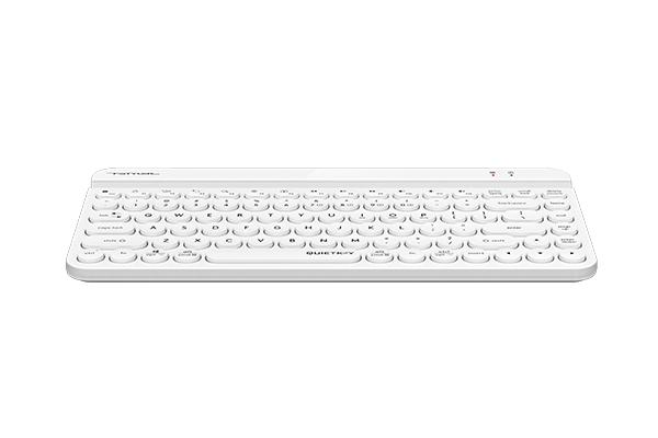 Wireless Keyboard A4TECH FBK30, Bluetooth & 2.4G, White, Smartphone Cradle 