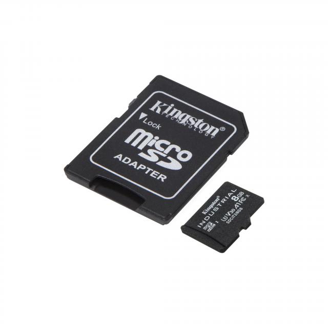 Карта памет Kingston Industrial microSDHC/SDXC 8GB, Class 10 