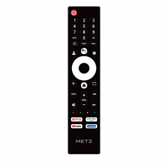 METZ TV 43" 43MQF7500Z UHD 4K QLED SMART TV, Google TV, Class G 