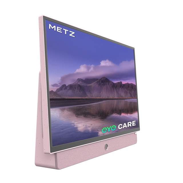 METZ Portable TV  24MPE7300Z 24" LED FHD(1920x1080) GoogleTV, HDR10, pink 