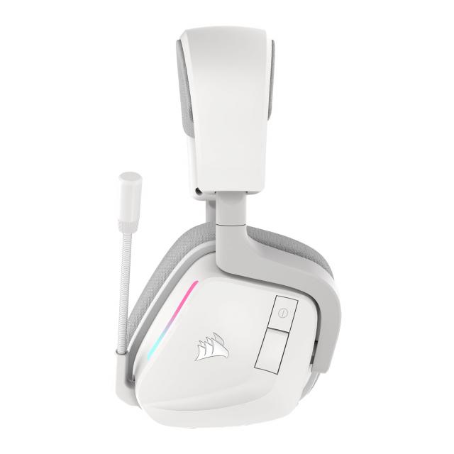 Геймърски безжични слушалки с микрофон Corsair VOID v2 - White 