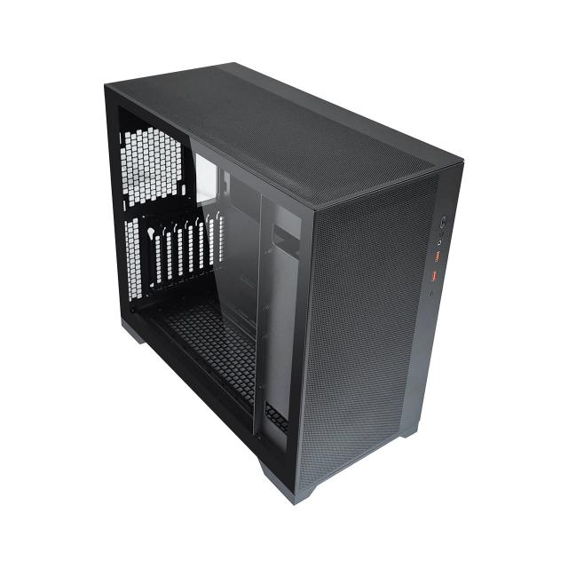 Кутия FSP CMT580B Mesh TG E-ATX Mid Tower, Черна 