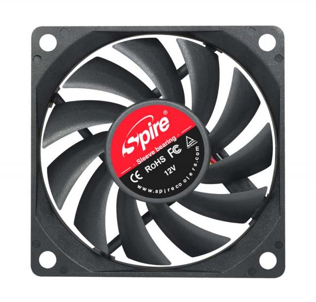 Fan SPIRE 70x70x15 mm, Sleeve 
