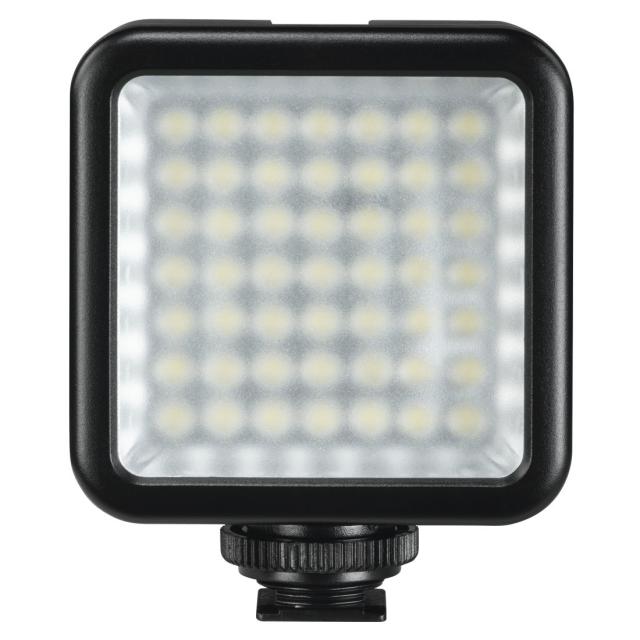LED лампа Hama 49 BD, за допълнително осветяване на записи с камера и смартфон, Черна 