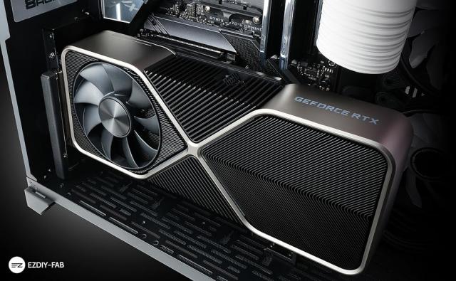 EZDIY-FAB Vertical PCIe 4.0 GPU Mount Bracket Graphic Card Holder 