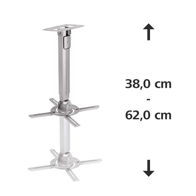 Projector Ceiling Mount HAMA 108784, 8 kg, Silver 