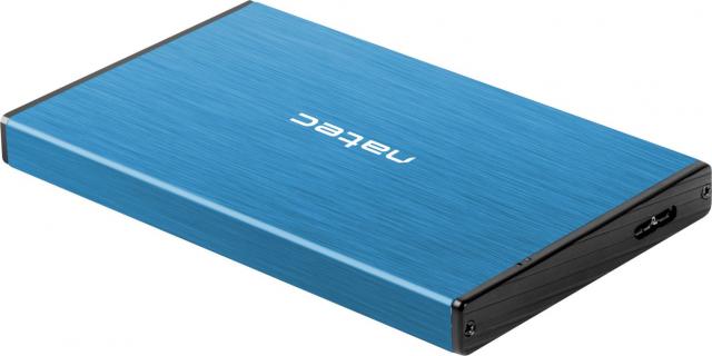 Чекмедже за твърд диск 2,5’’, Natec Rhino Go, USB 3.0, син 
