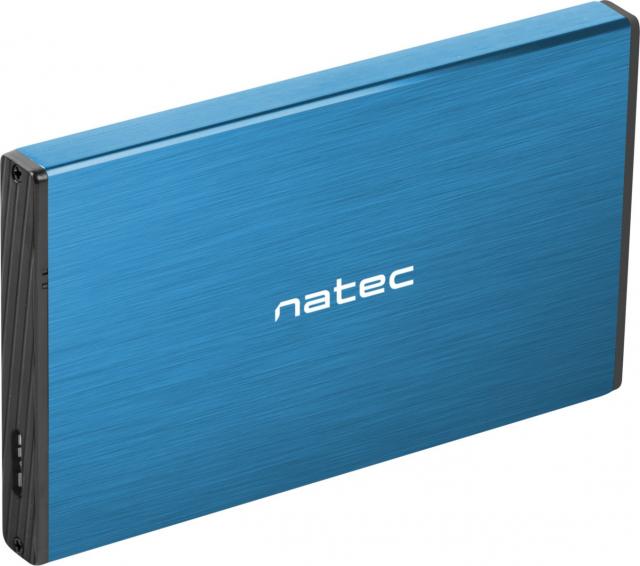 Чекмедже за твърд диск 2,5’’, Natec Rhino Go, USB 3.0, син 