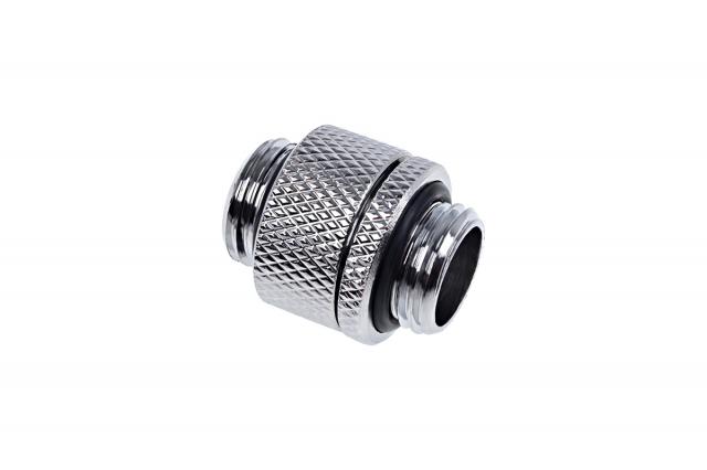 Адаптер съединител с външна резба Alphacool, Въртящ се, G1/4, Сребрист 