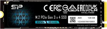 SSD Silicon Power P34A60 M.2-2280 PCIe Gen 3x4 NVMe 128GB