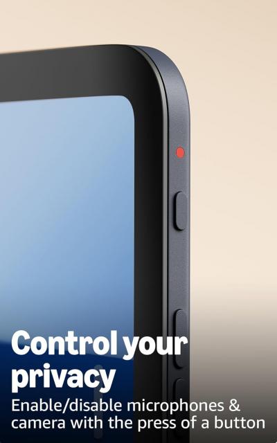 Amazon Echo Show 8 (Gen 4), 8'' дисплей за визуaлизация, 3D-audio, черен 