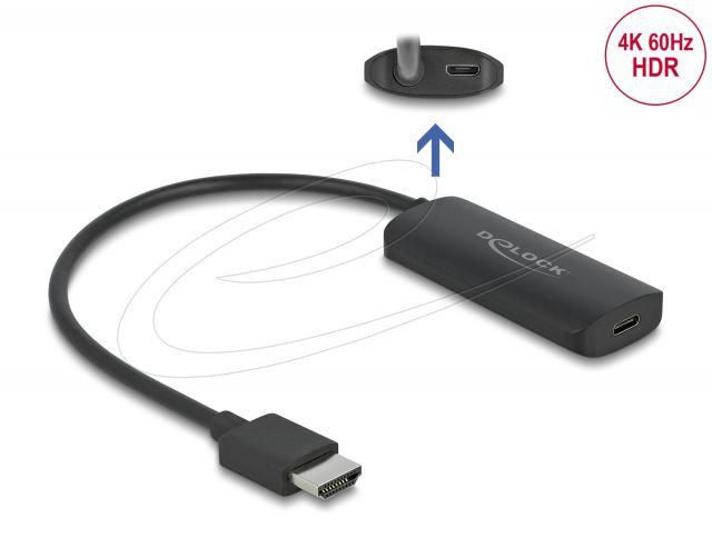 Delock adapter HDMI-A male to USB Type-C™ female (DP Alt Mode) 4K 60 Hz 