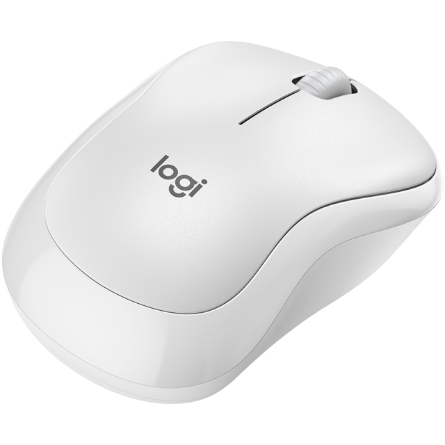 Безжична оптична мишка LOGITECH M240, Off-White 