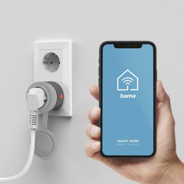 HAMA Смарт WiFi конктакт, "Outdoor", HAMA-176624 