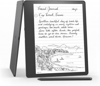Amazon Kindle Scribe (2022) четец 16GB, 10.2", с включен Basic Pen в комплекта, Сив