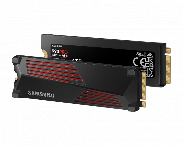 SSD SAMSUNG 990 PRO с Heatsink 4TB, MZ-V9P4T0GW 