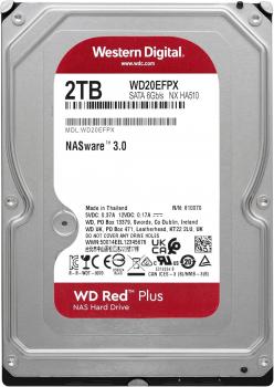 Хард диск WD Red PLUS NAS, 2TB, 5400rpm, 128MB, SATA 3