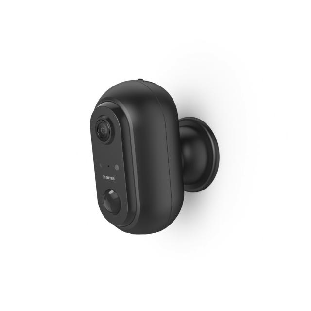 WiFi външна камера Hama, Със соларен панел, Батерии, Детектор за движение, 1080p 