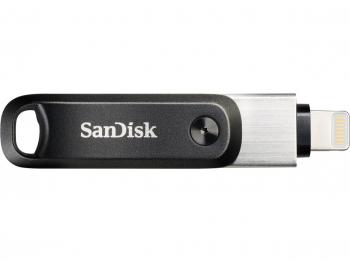 USB памет SanDisk iXpand Flash Drive Go, за Apple iPhone и iPad, USB 3.1 Gen 1, 256GB, Сребрист