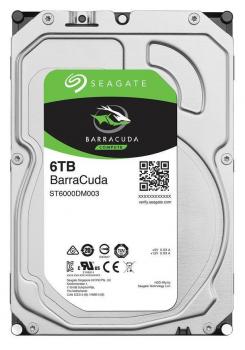 HDD SEAGATE BarraCuda, 6TB, 256MB, 5400 rpm, SATA 3, ST6000DM003