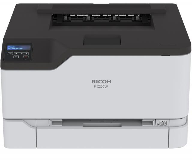Laser Printer RICOH P C200W, USB 2.0, LAN, WiFi, A4, 2400 x 600 dpi, 24 ppm 