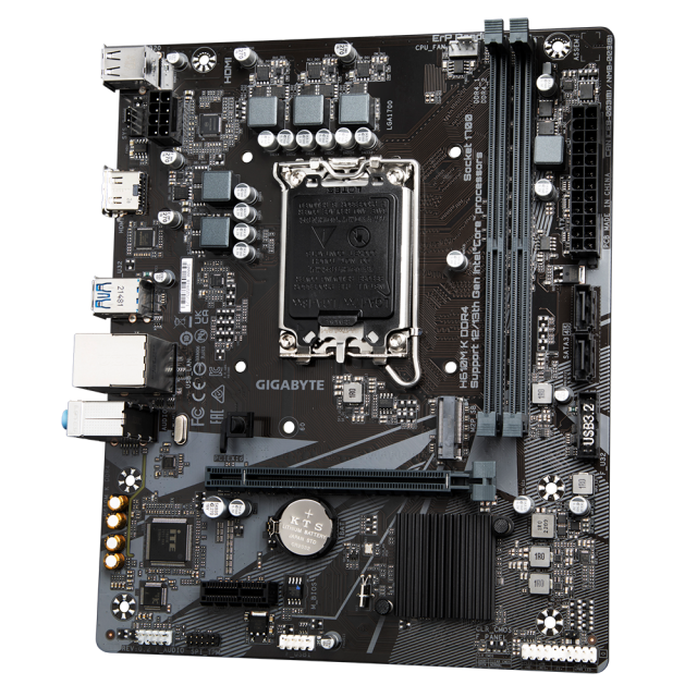 Дънна платка GIGABYTE H610M-K, socket 1700, Micro ATX 