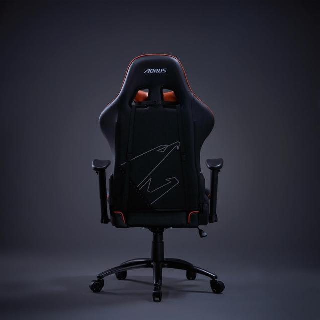 Геймърски стол Gigabyte Aorus AGC310, Черно и Оранжево 
