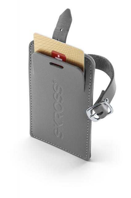 Етикет за багаж Skross Luggage Tags, Карта за контакт, Сив 