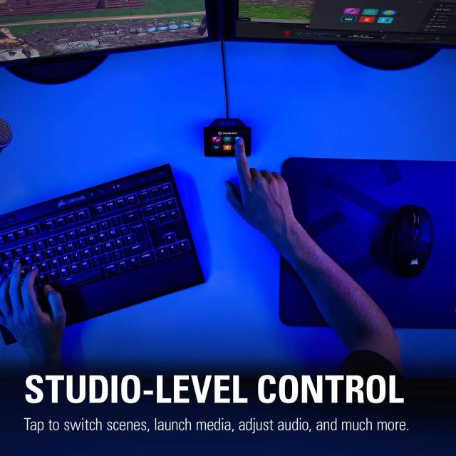 Контролер Elgato Stream Deck Mini, 6LCD бутона, Черен 