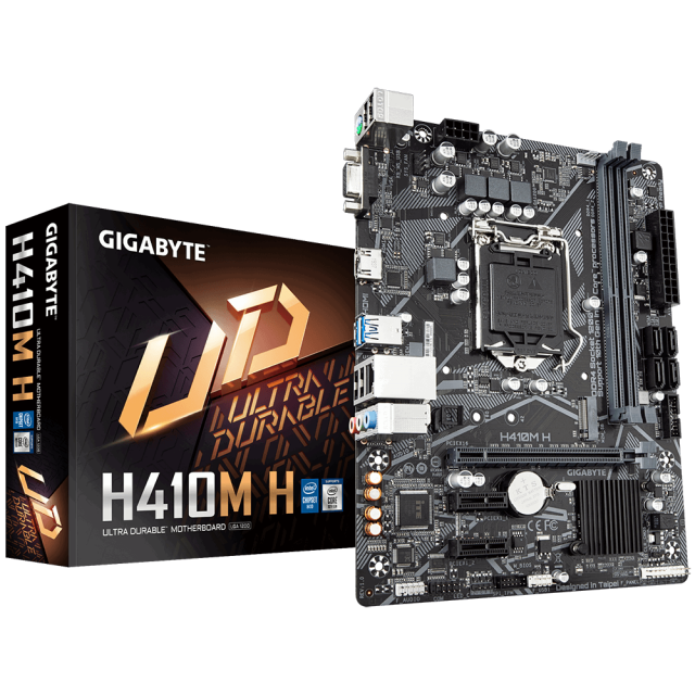 Дънна платка GIGABYTE H410M-H V2, Socket 1200 
