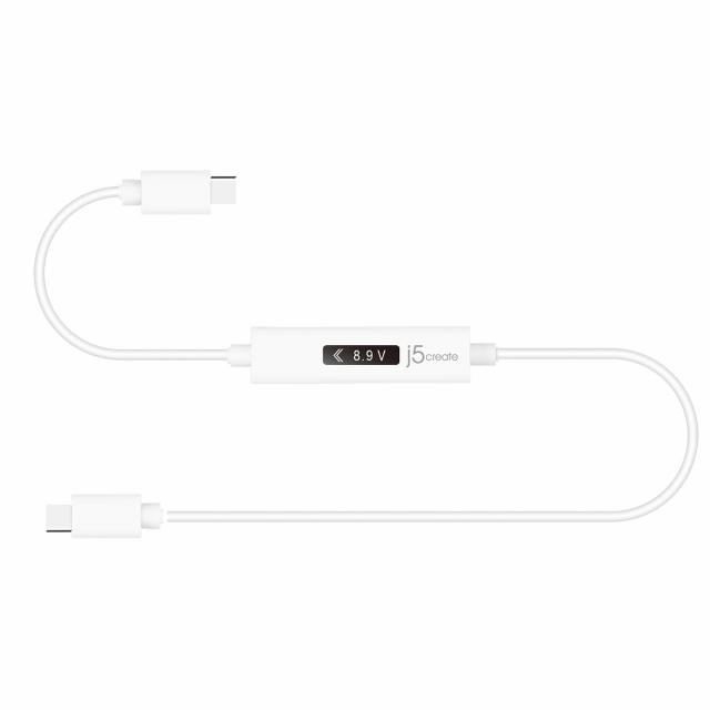 Кабел за зареждане j5create JUCP14, Измервател на мощност, USB-C 