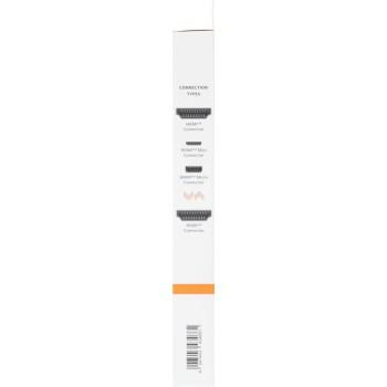 Кабел HAMA 205162, HDMI мъжко - HDMI мъжко, + HDMI адаптер(mini / micro), 1.5 м, Черен 