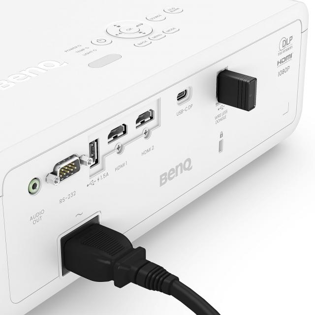 Видеопроектор BenQ LH650, LASER, DLP, FHD, 4000 ANSI, Бял 
